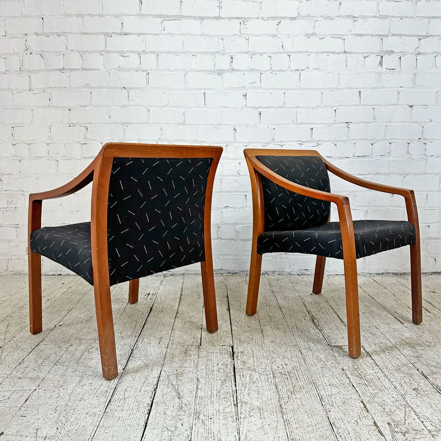 Pair of Harvey Probber Style Armchairs